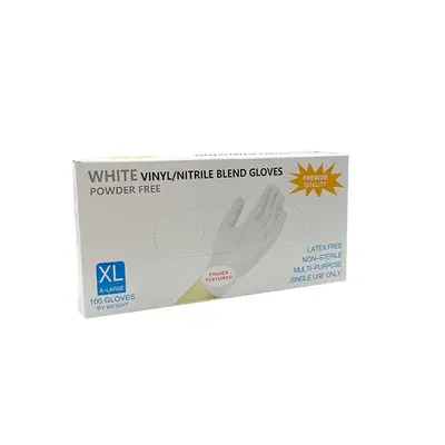 Disposable Black Nitrile Gloves, Modified PVC, Wear-Resistant - 11