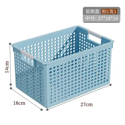 Plastik saklama sepeti mutfak dolabı ev organize - 12