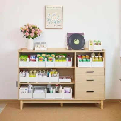 Storage box with drawer organizer, Japanese style