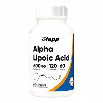 Alpha-Liponsäure 600 mg, vegetarische Kapseln, sojafrei