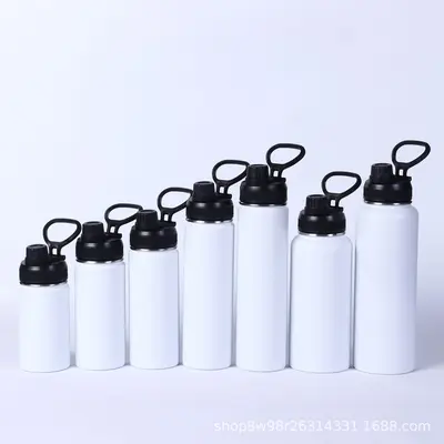 304 paslanmaz çelik uzay şişesi, 12oz 24oz 40oz 64oz, termos, hediye kutulu - 7
