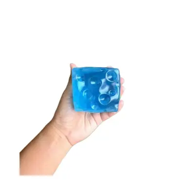 7cm Square Cheese Squishy Ball, Vaseline Milk Scent TPR Toy