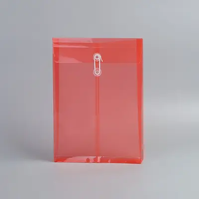 Thick A4 Transparent File Bag, Drawstring, Large Capacity, Waterproof - 8
