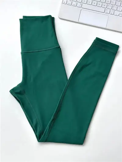 Damen-Yogahose mit hohem Bund, Po-Lifting, Nude-Effekt - 6