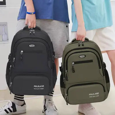 Waterproof Large-Capacity School Backpack with Laptop Compartment, 2027 Model - 3