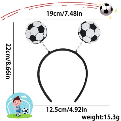 World Cup Football Glasses Headband Party Cheering Accessory - 9