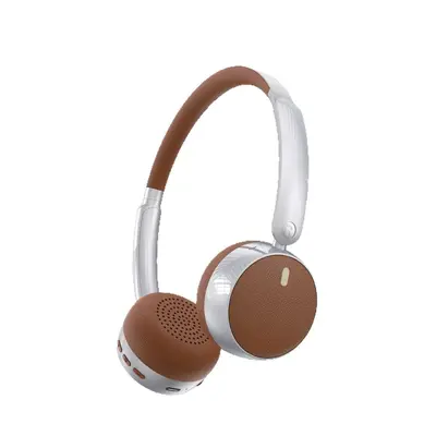 LK 053 Retro Gold Metal Headphones Bluetooth Headphones Wireless Long Battery Life Music Call Headphones - 6