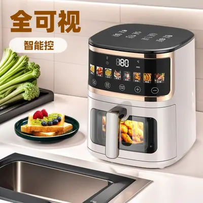 Heißluftfritteuse für den Haushalt, großes Fassungsvermögen, ölfreier Elektrobackofen, multifunktionale Elektrofritteuse, Air Fryer, grenzüberschreitender Bestseller