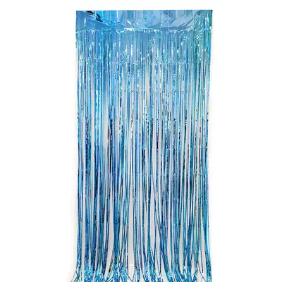 Shiny Rain Silk Curtain for Wedding and Party Decoration, 1x2 m - 12