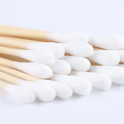 Medizinische sterile Wattestäbchen, 12 cm, 50 Stück, Einweg