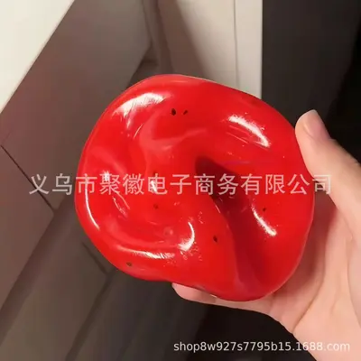 Eis-Wassermelone Passionsfrucht Quetsch-Spielzeug handgemacht Ball Geräuschsteuerung langsame Rückstellung Fingerabsorption realistisch Stressabbau kreatives Spielzeug