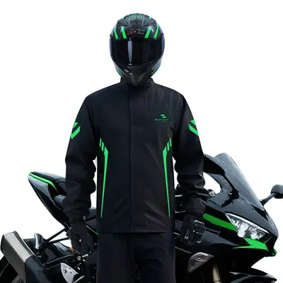 Raincoat, full body waterproof, motorcycle and bicycle use - 6