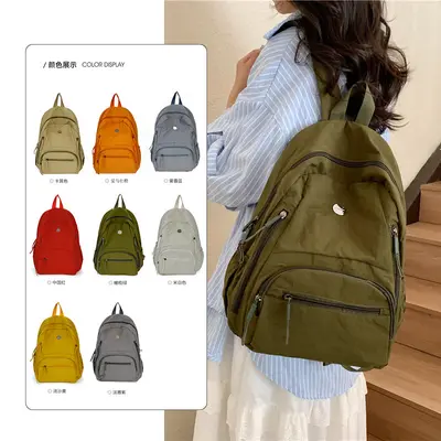 Damen-Rucksack aus Fallschirm-Nylon, wasserdicht, leicht