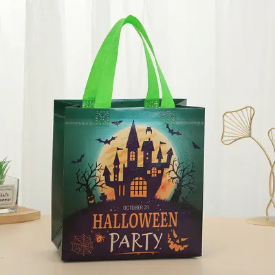 Halloween Printed Non-Woven Party Gift Bag for Candy