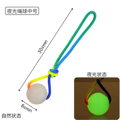 Meianju Luminous Pet Toy Ball High Elasticity Bite-Resistant - 11
