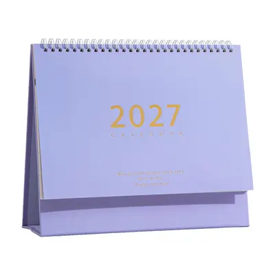 2027 Year of the Goat Custom Desk Calendar, Monthly Office Calendar