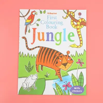 Children's English Colouring Book with Pen Control Practice - 9