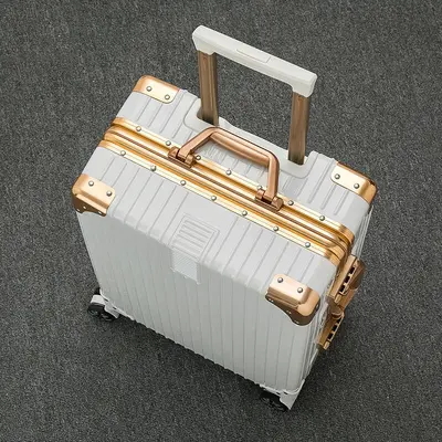 Aluminium Frame Universal Wheel Combination Lock Carry-On Case - 8