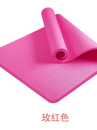 Verdickte rutschfeste NBR-Yogamatte, 185 cm - 5