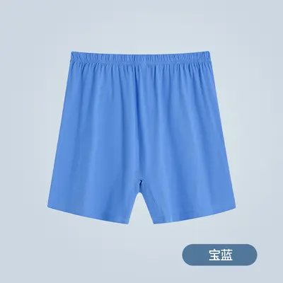 Men's Cotton Boxer Shorts, Plus Size, High Waist, Printed, Middle-Aged - 13