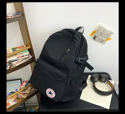 Japanese-Style Large-Capacity Student Backpack with Laptop Compartment - 12
