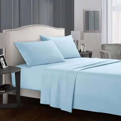 Weiou cross-border home textile Amazon eBay sheets and fitted sheets export plain printed four-piece sheet set - 12