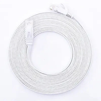 CAT6 flat network cable, oxygen-free pure copper, gigabit, 8 core - 8