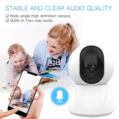 Tuya WiFi İç Mekan PTZ Gözetleme Kamerası 1080P - 4