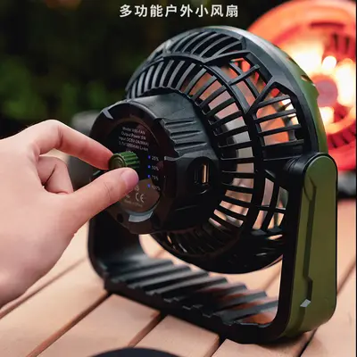Long Battery Life Rechargeable Camping Fan, Portable Desktop Fan