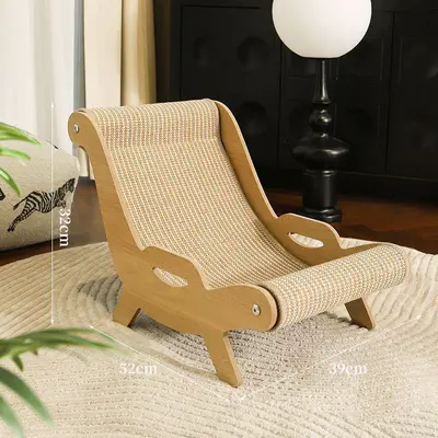 Extra Large Sisal Cat Scratching Board, Durable, Claw Sharpener and Bed - 13