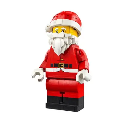 Sınır ötesi uyumlu Lego 40820 Noel Baba büyük boy Noel Baba yapı taşı minifigür oyuncak