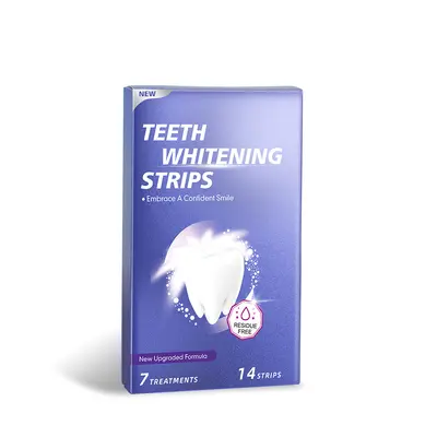 Teeth Whitening Strips, Removes Yellow and Smoke Stains, No Residue - 6