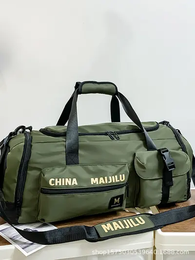 Große Sportreisetasche mit Nass-Trocken-Trennung und Yoga-Fach - 8