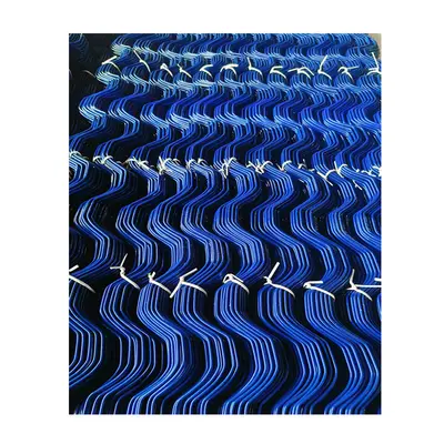 Blaue Beijing-Klemmfeder für Gewächshausfolie, komplett blau, 2 m