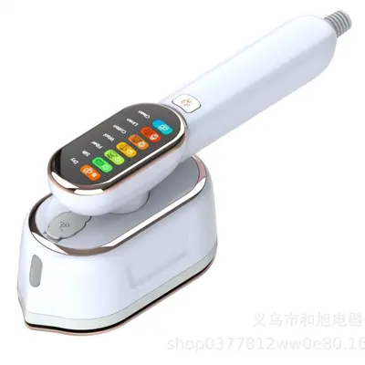 Handheld garment steamer, dry/wet dual-use, 7-level, digital display - 7