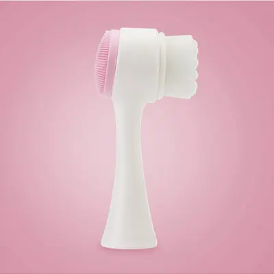 Silikon-Gesichtsreinigungsbürste, manuelle Gesichtsreinigungsbürste, weiche Reinigungsbürste, beidseitige Massagebürste, Tiefenreinigung.