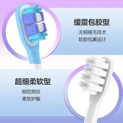 Replacement Brush Head for Xiaomi Mijia Sonic Pro, MES610, Soft Bristles - 2