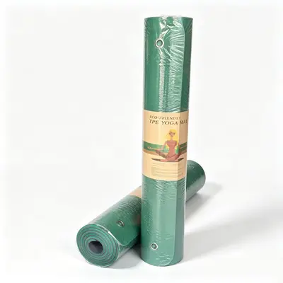 Thick Non-Slip TPE Hanging Yoga Mat, Shock-Absorbing for Gym - 11