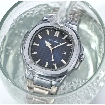Nautilus Herren-Quarzuhr, quadratisches Design, wasserdicht