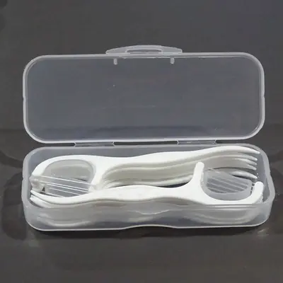 Diş ipi çubukları, 10 parça, taşınabilir set