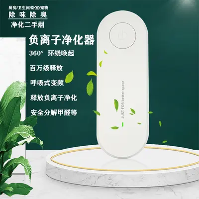 Negative Ion Air Purifier Amazon Small No Consumables Secondhand Smoke PM 2.5 Toilet Kitchen Cleaner