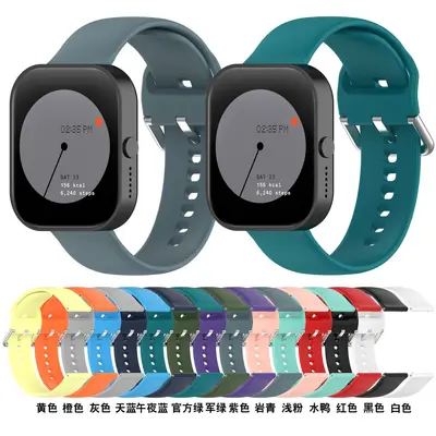 22mm Silicone Watch Strap for CMF BY NOTHING Watch3 Pro, Compatible with CMF Pro2 Sport Ba