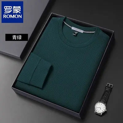 Men's Round Neck Long Sleeve Sweatshirt, Spring 2026 - 11