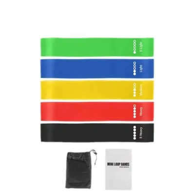 Colorful Elastic Booty Resistance Band for Glute Training and Yoga - 6