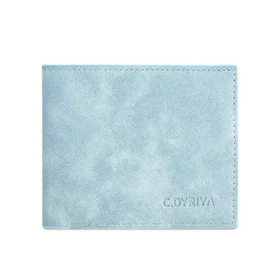 Men's Slim Short Soft Leather Wallet with Card Holder - 5