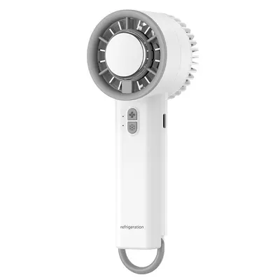 Portable Handheld Desktop Mini Fan with Semiconductor Cooling, Rechargeable - 7