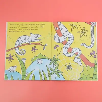 Children's English Colouring Book with Pen Control Practice - 4