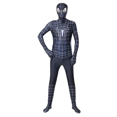Spider-Man Miles Morales Full Cosplay Costume, Jumpsuit - 13