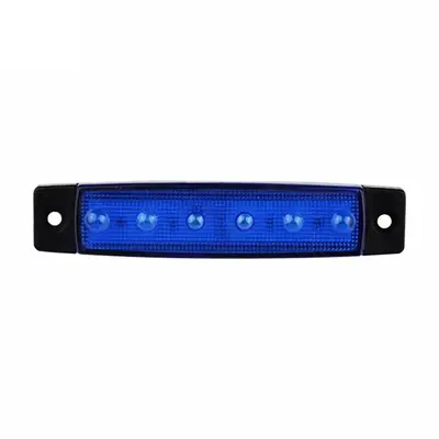 6 LED Side Marker Light, 12V/24V for Trucks and Cars - 4