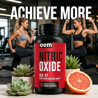 爆款现货 一氧化氮胶囊NITRIC OXIDE健身适配植物胶囊 跨境批发